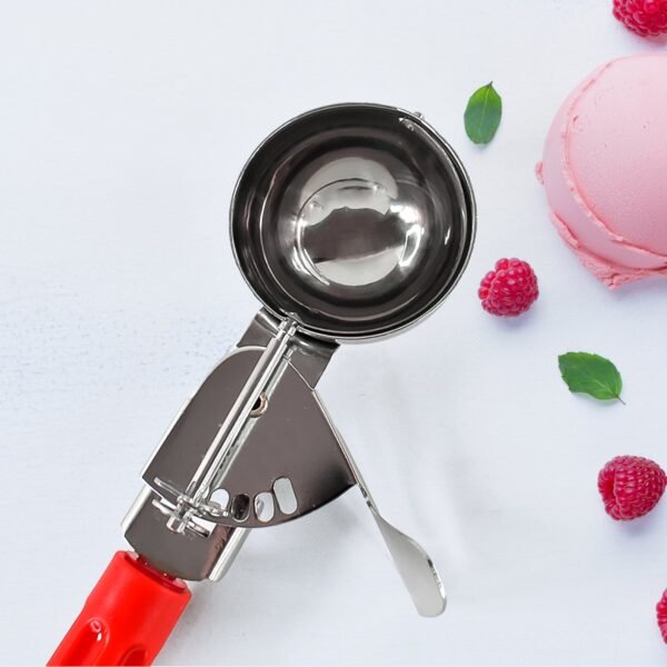 Apex Ice Cream Scoop – 70 ML Stainless Steel Head with Ergonomic Handle (1 Pc)