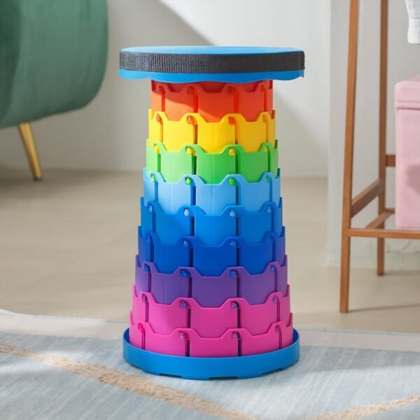 Portable Telescopic Folding Stool (1 Pc)