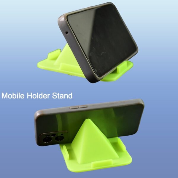 Universal Four-Sided Pyramid Mobile Holder Stand for Desk & Table (1 Pc)