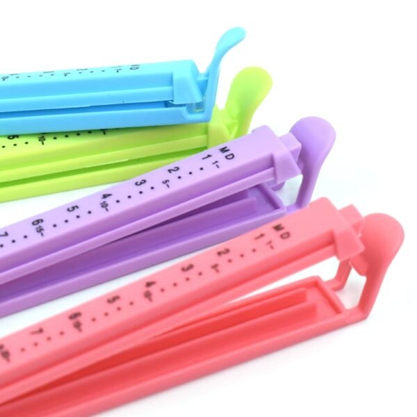 large Plastic Food Pouch Clip Sealer Set of 4 (Multicolor)