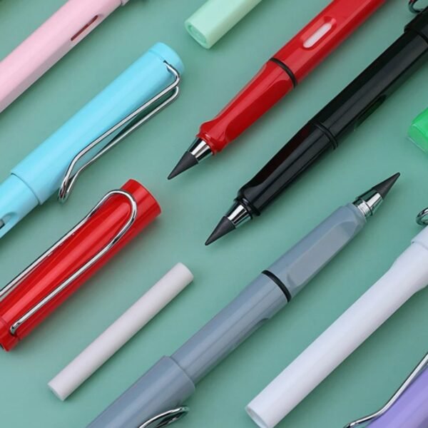 03_09f13d11-4e9a-4b38-9344-5c67d6c40021.jpg 2-in-1 Everlasting Magic Pencil with Replaceable Eraser (1 Pc / Mix Color)