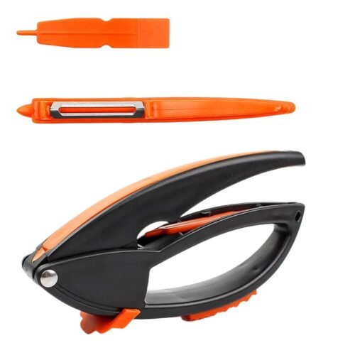 Multifunctional Garlic Press, Garlic Mincing & Crushing Tool (1 Pc)