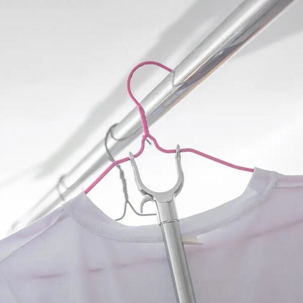 03_0cffbff5-6879-4e92-bc68-fa08a2800418.jpg Stainless Steel Telescopic Pole Clothes Hooks Hanger (1 Pc / 155 cm)