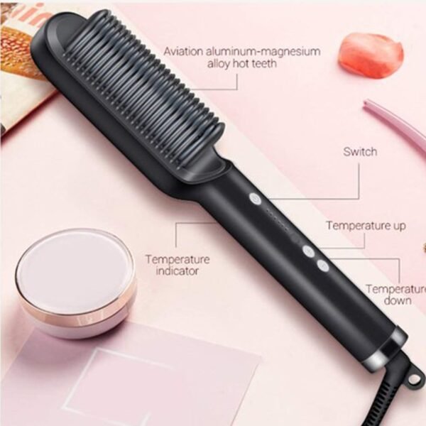 03_0e8fb141-93e6-4691-bc3b-0a866be1efc9.jpg Hqt-909B Hair Straightener Used While Massaging Hair Scalps Head., Hair accessories