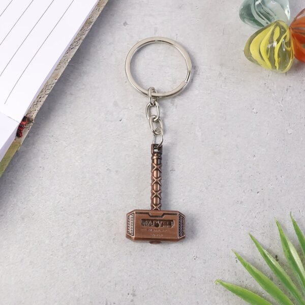 Metal Hammer Shape Keychain (1 Pc)