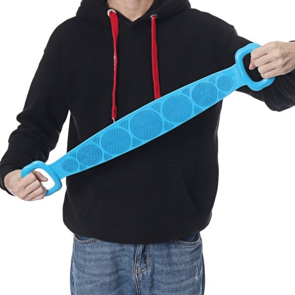 Silicone Body Scrubber Silicone Bath Body Brush (1 Pc / 24 Inch)