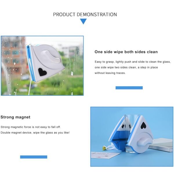 03_1642e089-e4f0-4117-a4ea-0fa3241bebc7.jpg Double face glass cleaner Window Squeegee, Magnetic Window Washing Equipment.