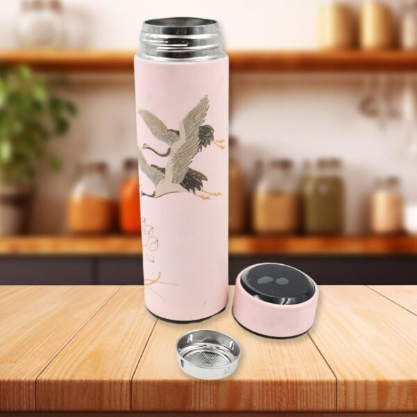 Printed Smart Vacuum Insulated Water Bottle (1 Pc / 500 ML Approx / Multicolor)