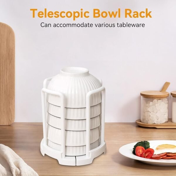 03_1d3f615b-bb2c-4071-bb2b-f63a76270dcb.jpg Plastic Bowl Holder Bowl Organizer Drain Rack (1 Pc)