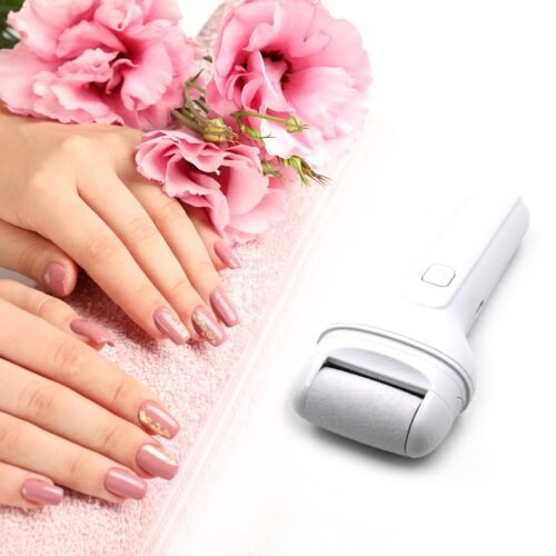Portable Electric Foot File – Rechargeable Callus Remover & Pedicure Tool Smooth Feet