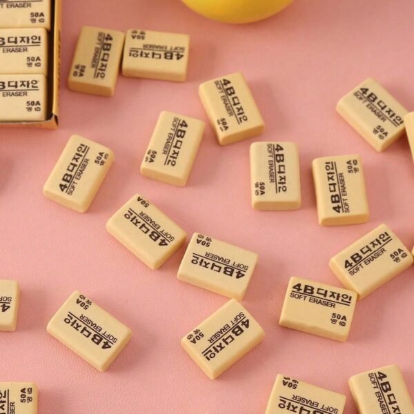 4B Erasers 30 Pack Erasers Yellow Erasers for Kids