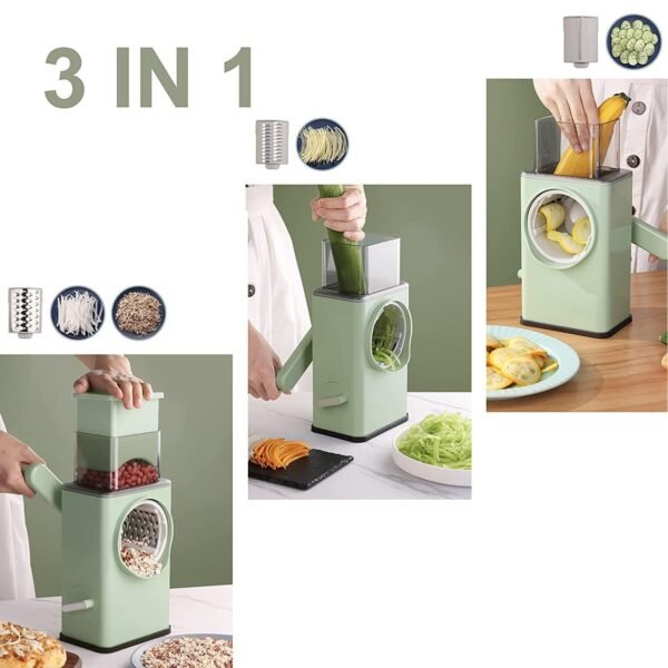 03_1f8d4473-fbf2-40d9-bdc7-af96b185542f.jpg Vegetable Shredder Round Mandolin Slicer, Grater, Salad Maker for Vegetable, Fruit