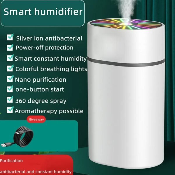 Small Humidifier With Colorful Light