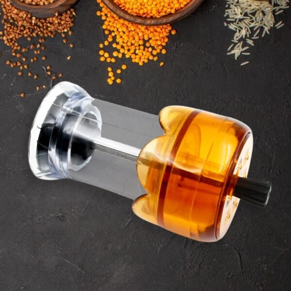 Transparent Plastic Salt and Pepper Grinder Manual Pepper Grinding Tool Crusher 1 Pc