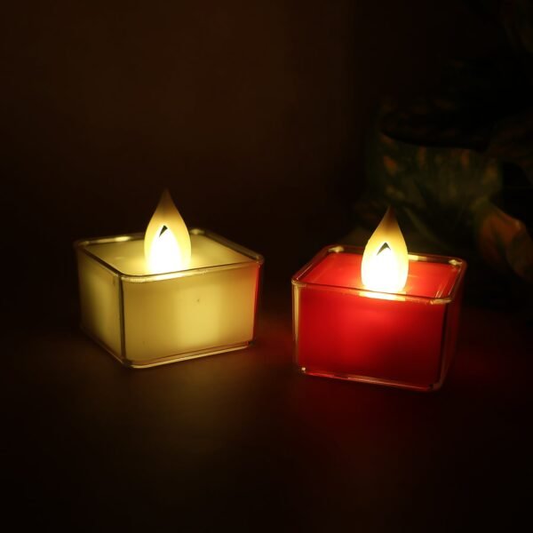 LED Flameless Decorative Tealight Candles - (9 Pc / Set)