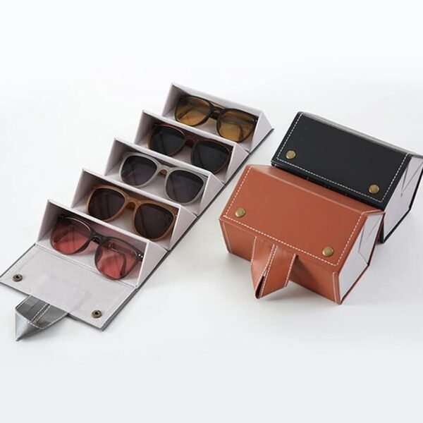 5 Slots Sunglasses Organizer Box, Glass Holder Box, spectacle case of sunglasses