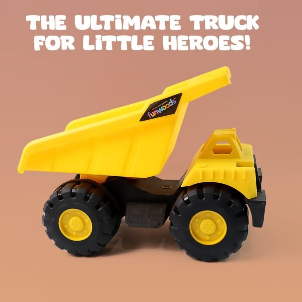 03_2336fdf1-8a87-4095-b3f0-20b12bdb0835.jpg Funwoods Friction-Powered Dump Truck Toy - (1 Pc)