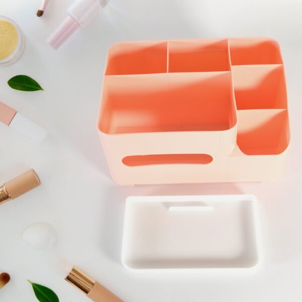 6-Compartment Desk Organizer – Multi-Function Storage  (Home/Office)