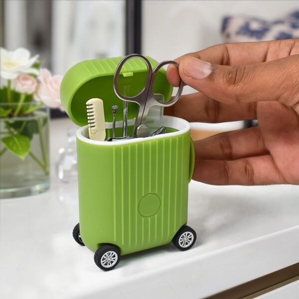 03_23ba2ecf-aa73-49a9-b14e-f74dd69c46b4.jpg Manicure & Pedicure Kit – 8 Pc Grooming Set with 4-Wheel Suitcase Trolley