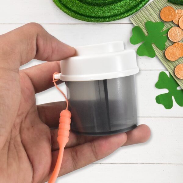 03_24067ebb-7f88-4ccd-93ed-e473e1894921.jpg Plastic 4 Section Pill Box Organizer (1 Pc / Mix Color)