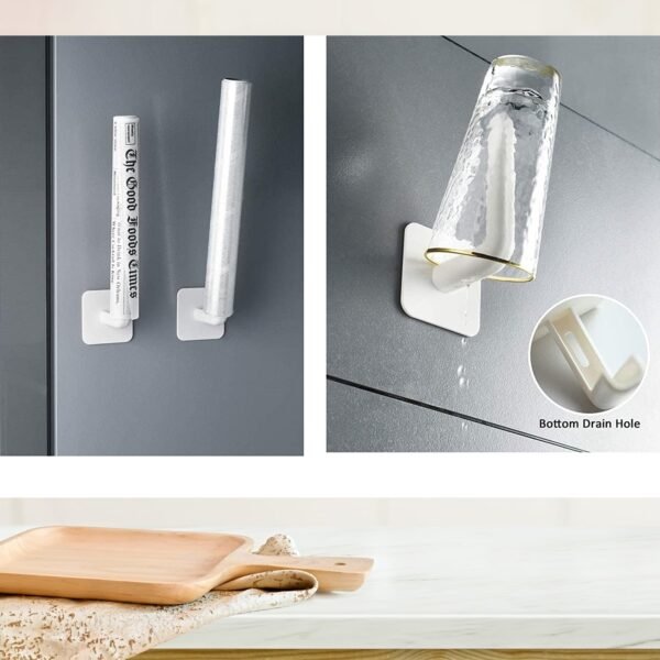 Multifunctional Adhesive Rack for Kitchen and Bathroom