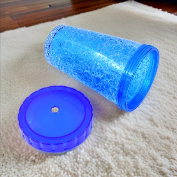 Plastic Reusable Sipper Tumbler with Lid and Straw (1 Pc / 500 ML / Mix Color / 1 Pc)