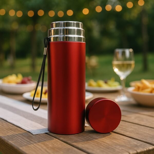 Double Walled Vacuum Insulated Water Bottle | (600 ml Approx)