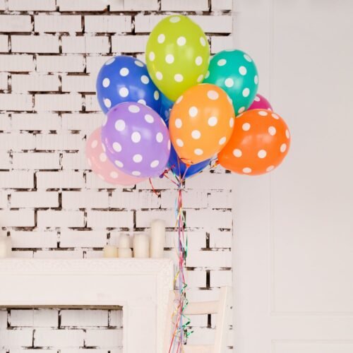 Multicolor Latex Balloons for Birthday & Party Decor (20 Pcs Set)