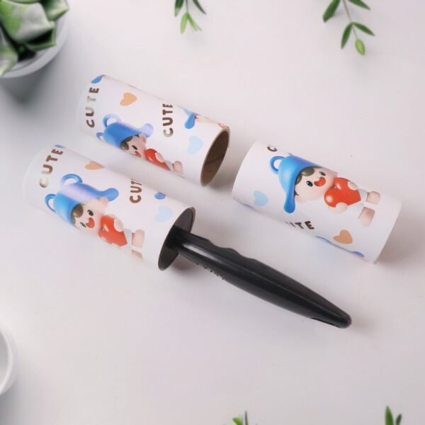 Reusable Sticky Lint Roller with Handle (1 Set)