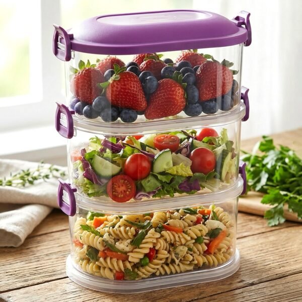 03_2e86044b-0b6c-4206-9b78-3ceebfe08945.jpg 3 Layer Stackable Airtight Food Storage Container Set (1 Set)