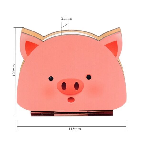 Piglet Shape LED Book Lamp with RGB Colors – Custom Christmas Gift