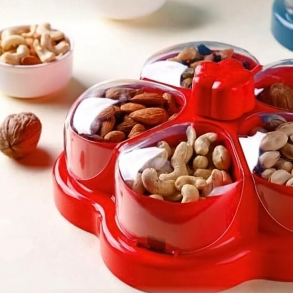 03_320707cf-2a6b-4df9-8452-20c3204d8312.jpg Supermom Lotus Shape Rotating Dry Fruit & Snack Organizer Box Compartments (1 Pc)