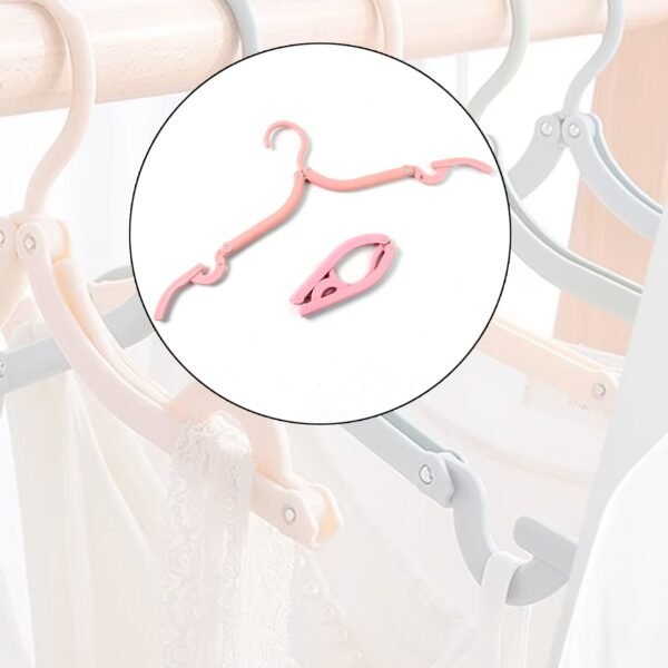 Travel Hangers, Portable Folding Clothes Hangers (1 Pc)