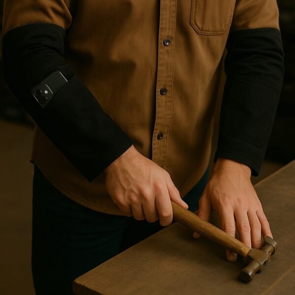 Protective Arm Sleeves with Elbow Padding – 1 Pair Safety Work Arm Cover