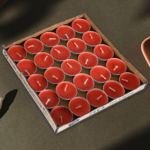 03_39444cbe-813f-482a-96fa-85b36afe4261.jpg Tealight Candles Set, Smokeless Candles, Tealight Diwali Candles for Diwali, Home Decor, Decoration, Party, Festivals for Mood Dinners Parities Home Decoration Wedding Candle, Diwali (50 Pcs set)