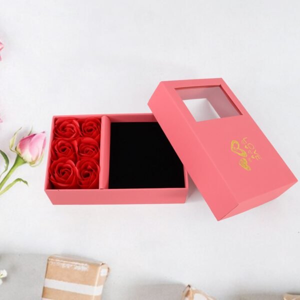 03_3a81fe34-7a86-4e6a-bc8f-05772e53fa7f.jpg Jewellery Gift Box with Lids & Roses Packaging Box with 6 Roses (1 Set)