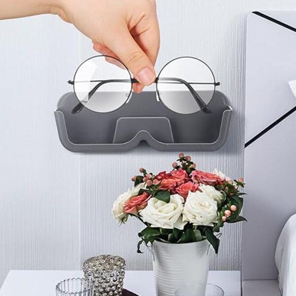 03_3e149ed3-29c5-49fb-8348-276db46de09a.jpg Wall Mounted Sunglasses Holder (Mixcolor & 1 Pc)