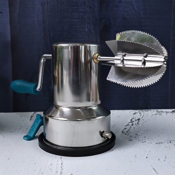 Supermom Stainless Steel Coconut Scraper with Vacuum Base (1 Pc)