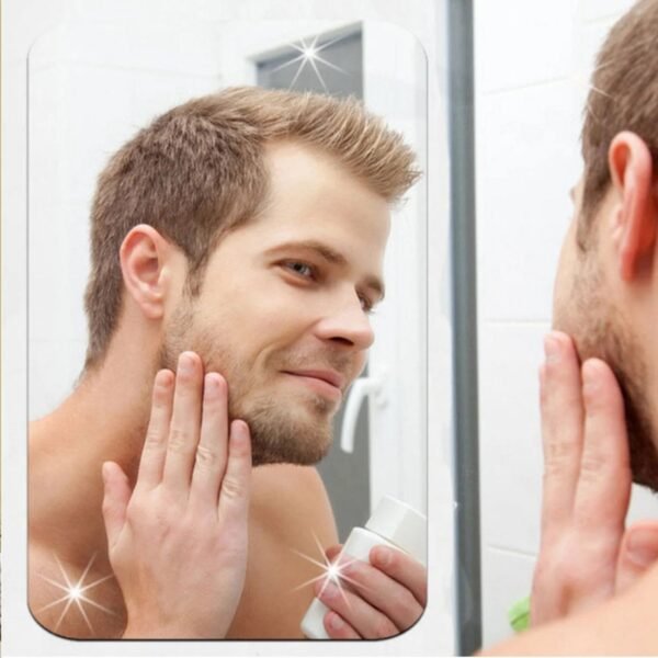 03_40ae7190-e34b-4c1e-a7e8-84e1d35426a5.jpg Plastic Square 3D Mirror Wall Stickers (1 Pc / 30x30 Cm)