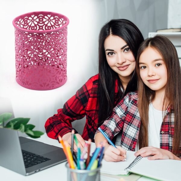 03_41a8ae28-b792-43d4-a65d-d96c17528199.jpg Pen Holder Office Desk Metal Mesh Pen Stand (1 Pc)