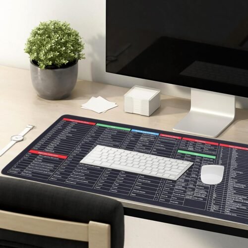 03_42f207c0-2cfa-4266-bc19-44e9e12776ad.jpg Mat of Shortcut Keyboard Mouse Pad Mat Mouse Pads for Desk Quick Key Super Large Anti-slip Keyboard Pad Desk Accessories Desktop Mouse Pad Office Oversized Big Mouse Pad Rubber (80—30 Cm)