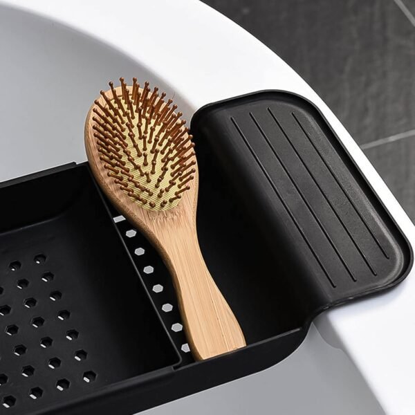 Retractable Bath Caddy, Retractable (78 Cm Long Adjust / 1 Pc / With Brown Box)