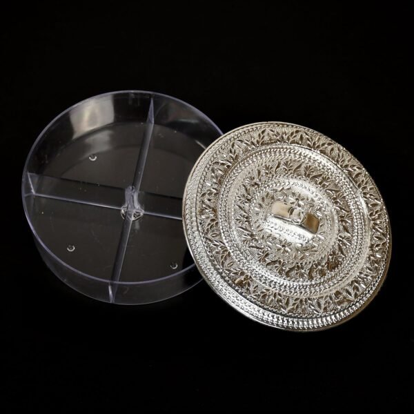 03_441321c7-dccf-4ad7-8011-974a7a33784d.jpg Round Smiley Multi Purpose 4 Compartment Box For Home & Kitchen Use