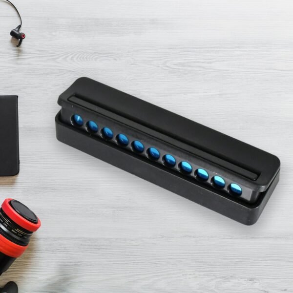 Temporary Car Parking Mobile Number Display with Magnetic Numbers Stickers  (1Pc)