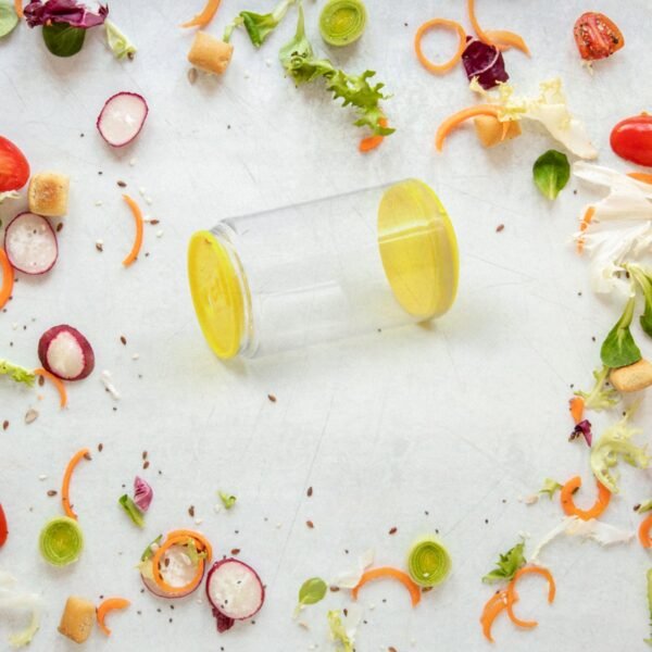 Salt Bottle & Dispenser Set with Opener – Pack of 4