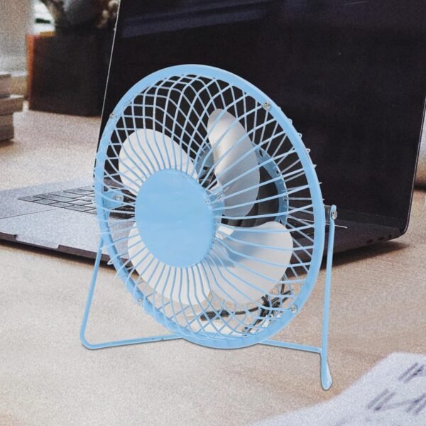 03_51567ed0-b02e-4f5a-8e3a-1846240d6d8a.jpg USB Table Desk Personal Metal Electronic Fan, Suitable For Office, School Use (1 Pc)