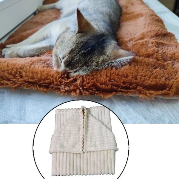 Pet Soft Cat Dog Blanket / Towel Soft Warm (70×50 Cm / 1 Pc / Mix Color & Design)