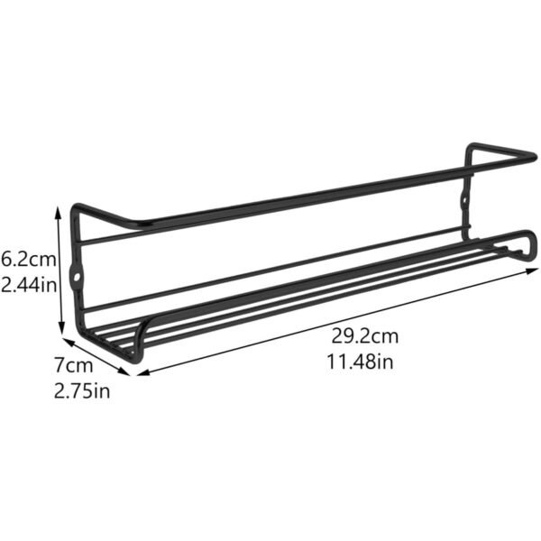 Metal Storage Bottle Hanging Rack (1 Pc)