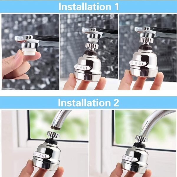 03_5be4d820-4cc3-4d8f-b9dd-491967e64d0a.jpg Faucet Sprayer Head, 360° Rotatable Faucet Extension (1 Set)