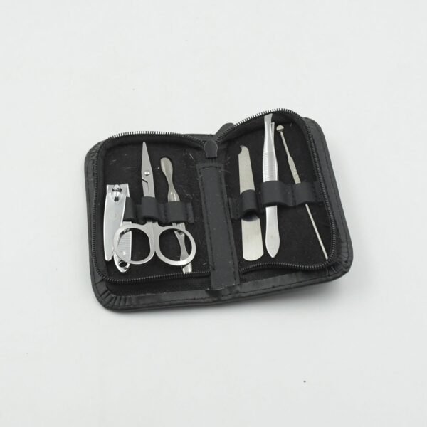6-Piece Nail Clippers Kit with Travel Case – Professional Manicure SetStainless Steel